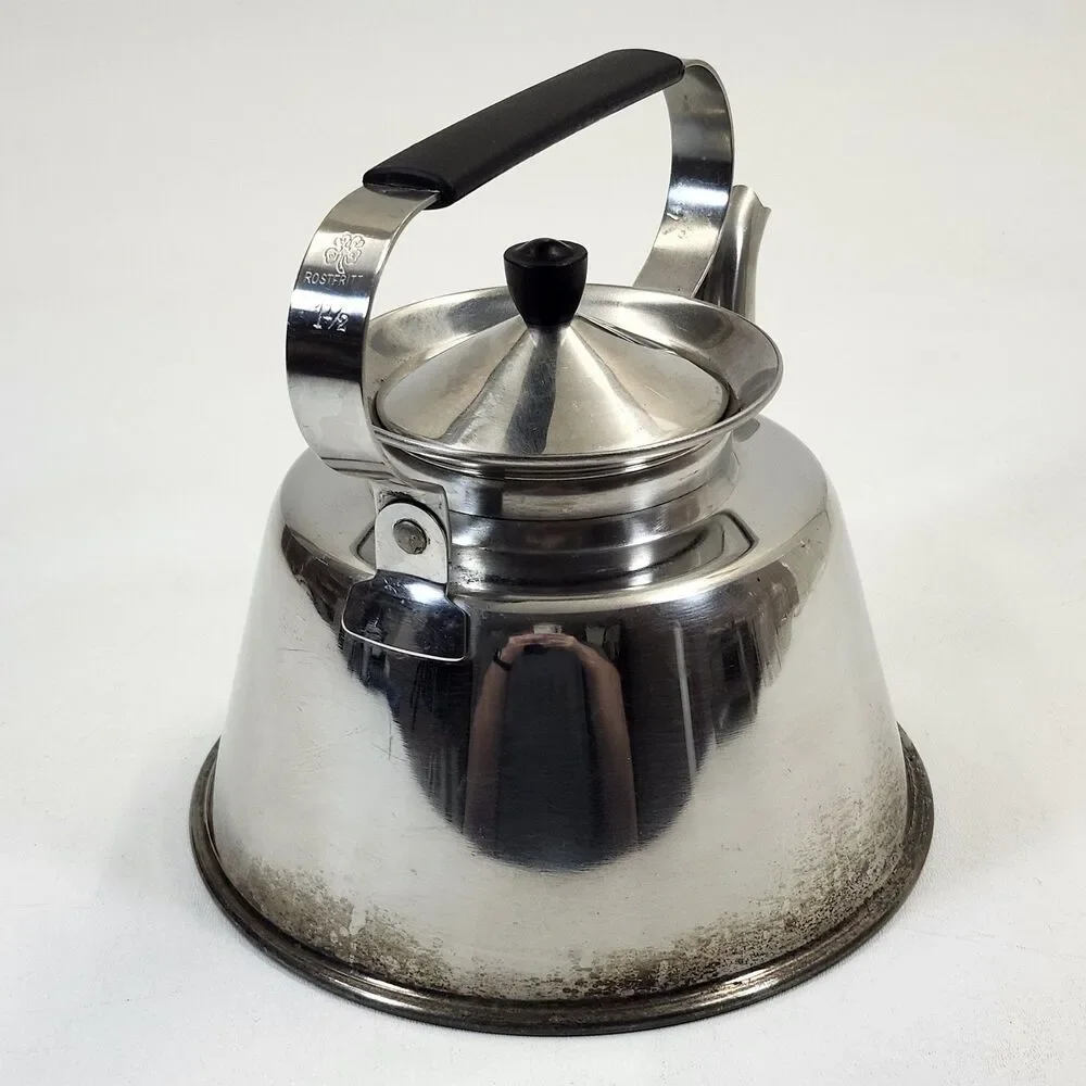 Rostfritt Kettle Stainless Steel Swedish Teapot Retro Coffee Pot Scandinavian